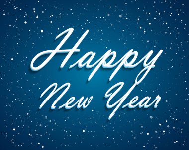 Mutlu yeni yıl 2018. Tebrik kartı. Renkli tasarım. Vektör