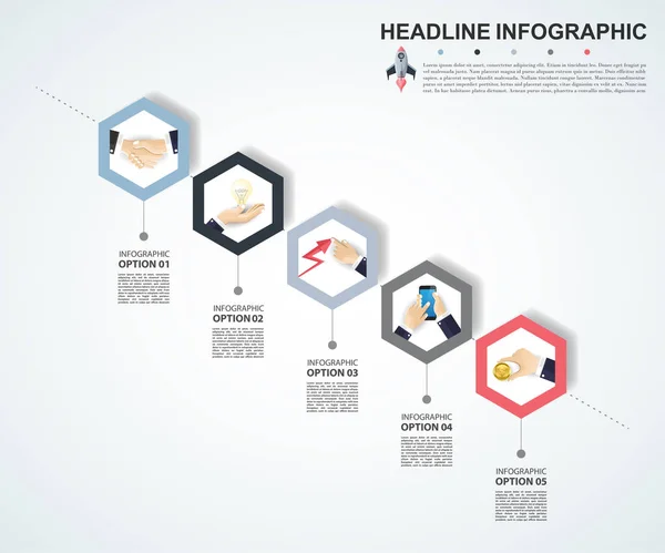 Visualisation Des Données Entreprise Organigramme Éléments Abstraits Graphique Diagramme Avec — Image vectorielle