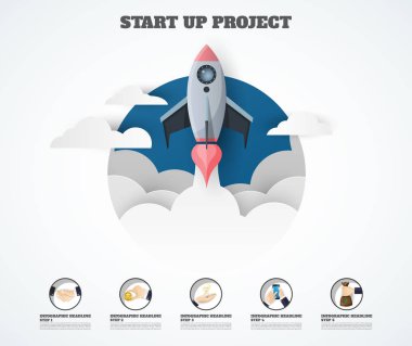 soyut infographics seçenekleri şablon sayısı. vektör çizim.