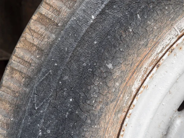 Stary pęknięty tekstury gumy streszczenie tło — Zdjęcie stockowe