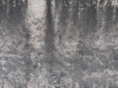 Eski kirli doku, gri beton duvar