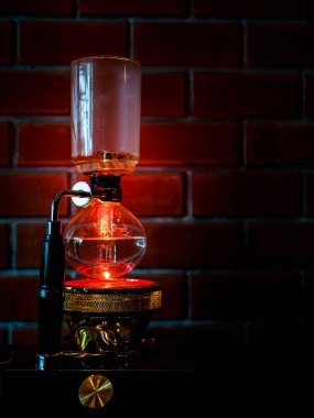 Sifon vakum kahve makinesi, hazırlık