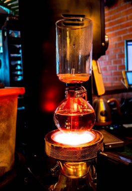 Sifon vakum kahve makinesi, hazırlık