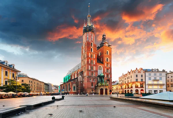 Cracovia centro storico, Polonia — Foto Stock