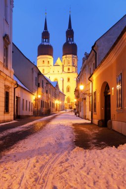 Trnava Kilisesi, Slovakya - Saint Nicolas, kış