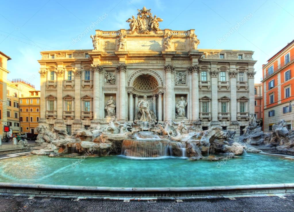Rome Fountain Di Trevi Italy Stock Photo Image By C Ttstudio