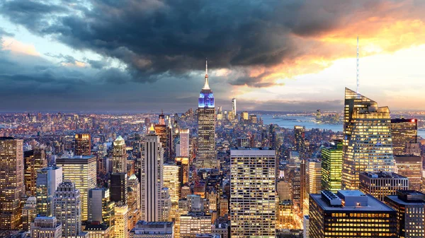 Centrum van New York, Manhattan — Stockfoto