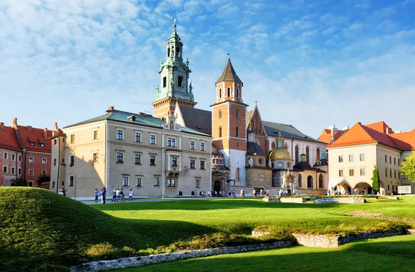Krakov, Polsko královský hrad Wawel — Stock fotografie