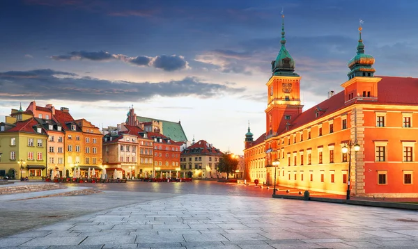 Panorama del casco antiguo de Varsovia, Polonia — Foto de Stock