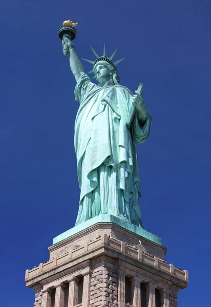 Άγαλμα Ελευθερίας Νέα Υόρκη Αμερικανός σύμβολο ΗΠΑ μας — Φωτογραφία Αρχείου