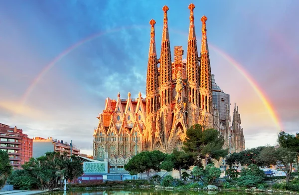 Sagrada Familia Barcellona, Spagna — Foto Stock