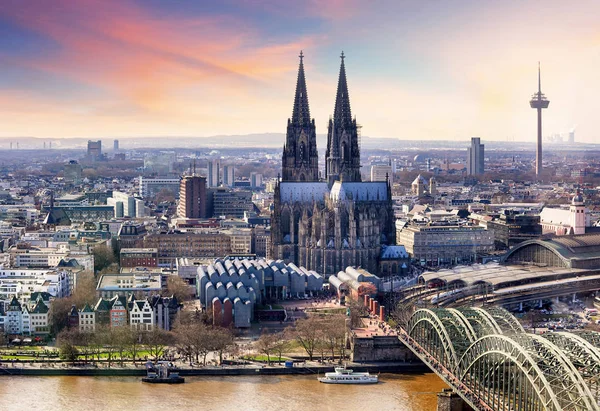 Vista aérea de Colonia, Alemania — Foto de Stock