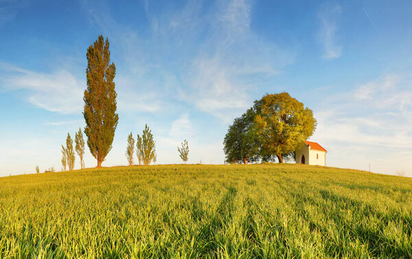 Весенняя местность Словакии
 