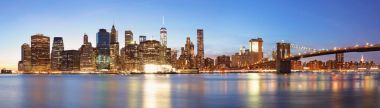  New York şehrinin silüeti