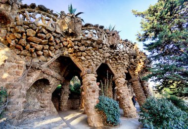 Barcelona, Park Guell kimse.
