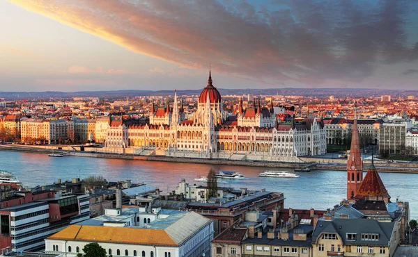 Budapeszt - Parlament, Węgry — Zdjęcie stockowe