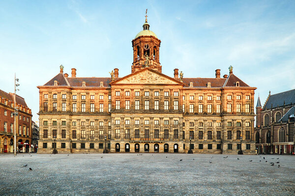 Royal Palace in Amsterdam, Netherlands