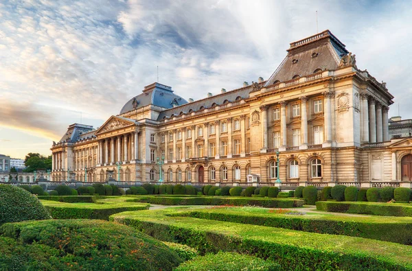 Royal Palace in Brussels in summer day, Belgium — Stock Photo, Image