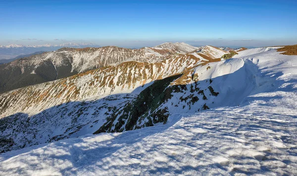 Zima góry landcape — Zdjęcie stockowe