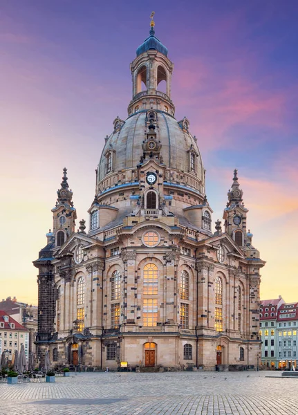 Frauenkirche - Dresda, Germania — Foto Stock
