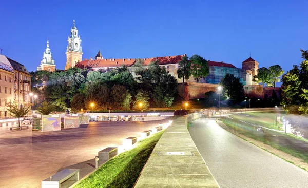 Krakov, královský hrad Wawel, Polsko — Stock fotografie