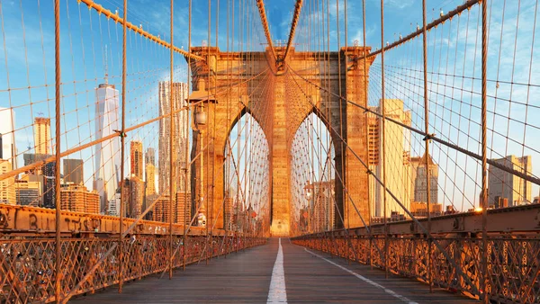 New York, Usa, Brooklyn bridge — Stockfoto