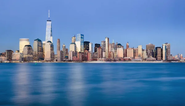 New York, Lower Manhattan skyline, United States of America — стоковое фото
