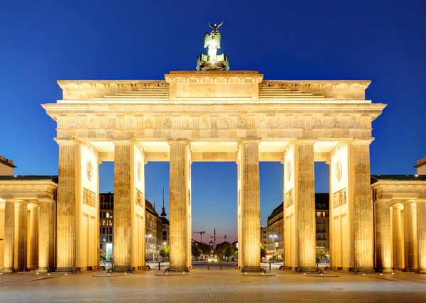 Бранденбургские ворота Берлина, Германия — стоковое фото