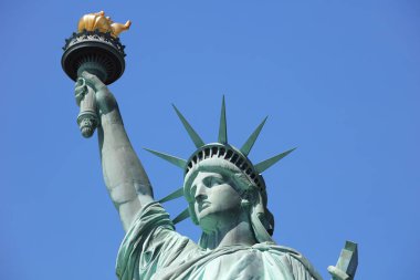 Amerikan sembolü, Özgürlük Anıtı. New York, ABD.