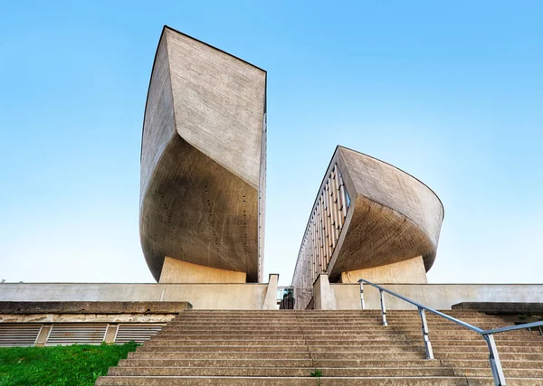 Slovakien, Banska Bystrica, April 2018. Allmän översikt över Museu — Stockfoto