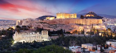 Atina Akropolü, Yunanistan, Parthenon Tapınağı ile