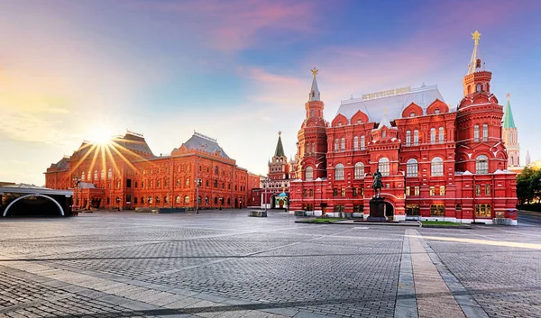 Μόσχα - Κρατικό Ιστορικό Μουσείο στο κόκκινο τετράγωνο, Ρωσία — Φωτογραφία Αρχείου