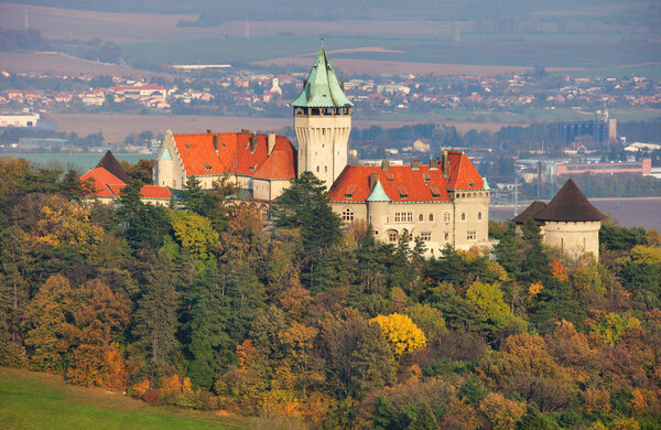 Slovakia - Smolenice castle in autumn