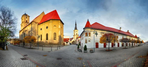 Slowakije - Pezinok dorp bij zonsopgang — Stockfoto