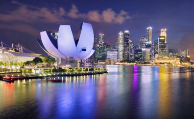 Singapur Panorama Ufuk çizgisi, Marina Körfezi