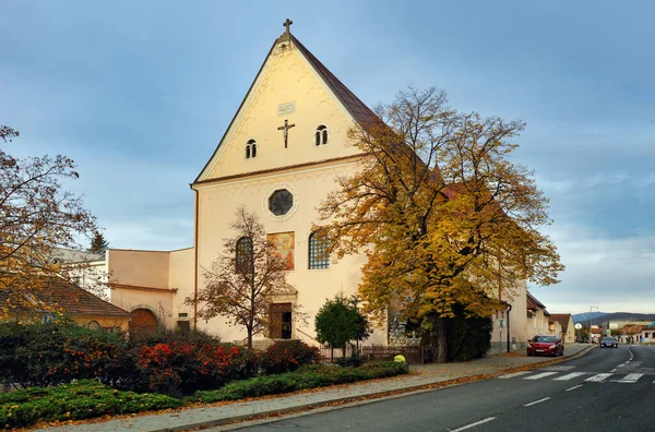 Church in Slovakia city Pezinok — Stock Photo, Image