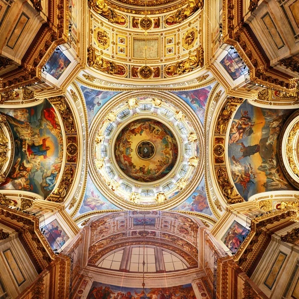 San Petersburgo Rusia Agosto 2018 Detalle Del Interior Catedral San —  Fotos de Stock