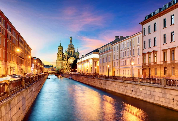 Igreja Salvador Sangue Derramado São Petersburgo Rússia — Fotografia de Stock