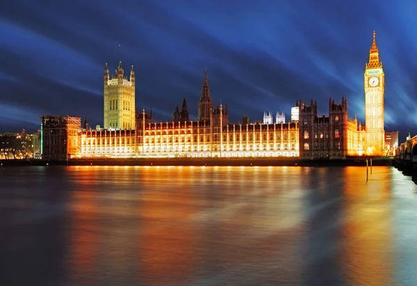 Huizen Van Het Parlement Big Ben Engeland — Stockfoto