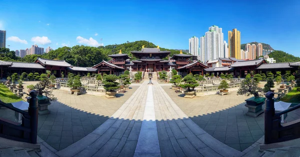 Chi Lin Nunnery Templu Stil Dinastiei Tang Hong Kong China — Fotografie, imagine de stoc