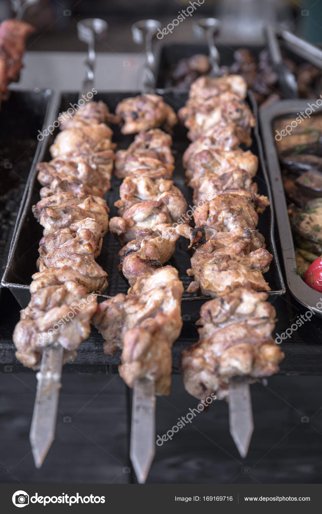 Свинина шашлык на шашлыках: стоковая фотография © nechipas | Cкачать ... Шашлык на Шампуре