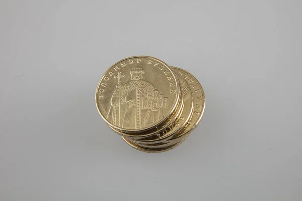硬币乌克兰格里夫纳 — 图库照片