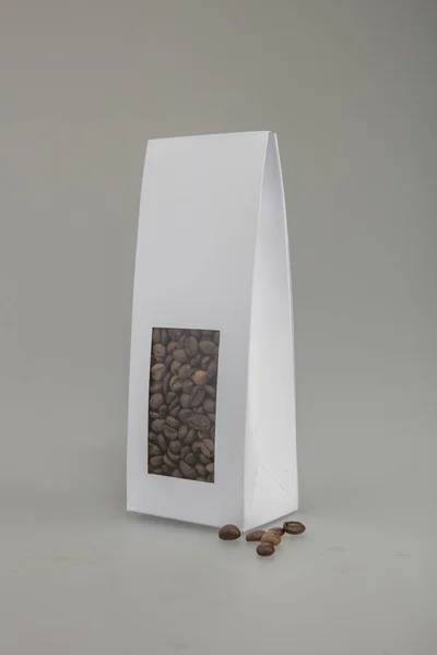 Mockup Box För Kaffe — Stockfoto