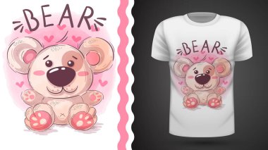 Oyuncak ayı - baskı tişörtü fikri