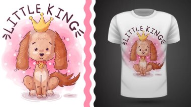 Prenses köpek - baskı tişörtü fikri