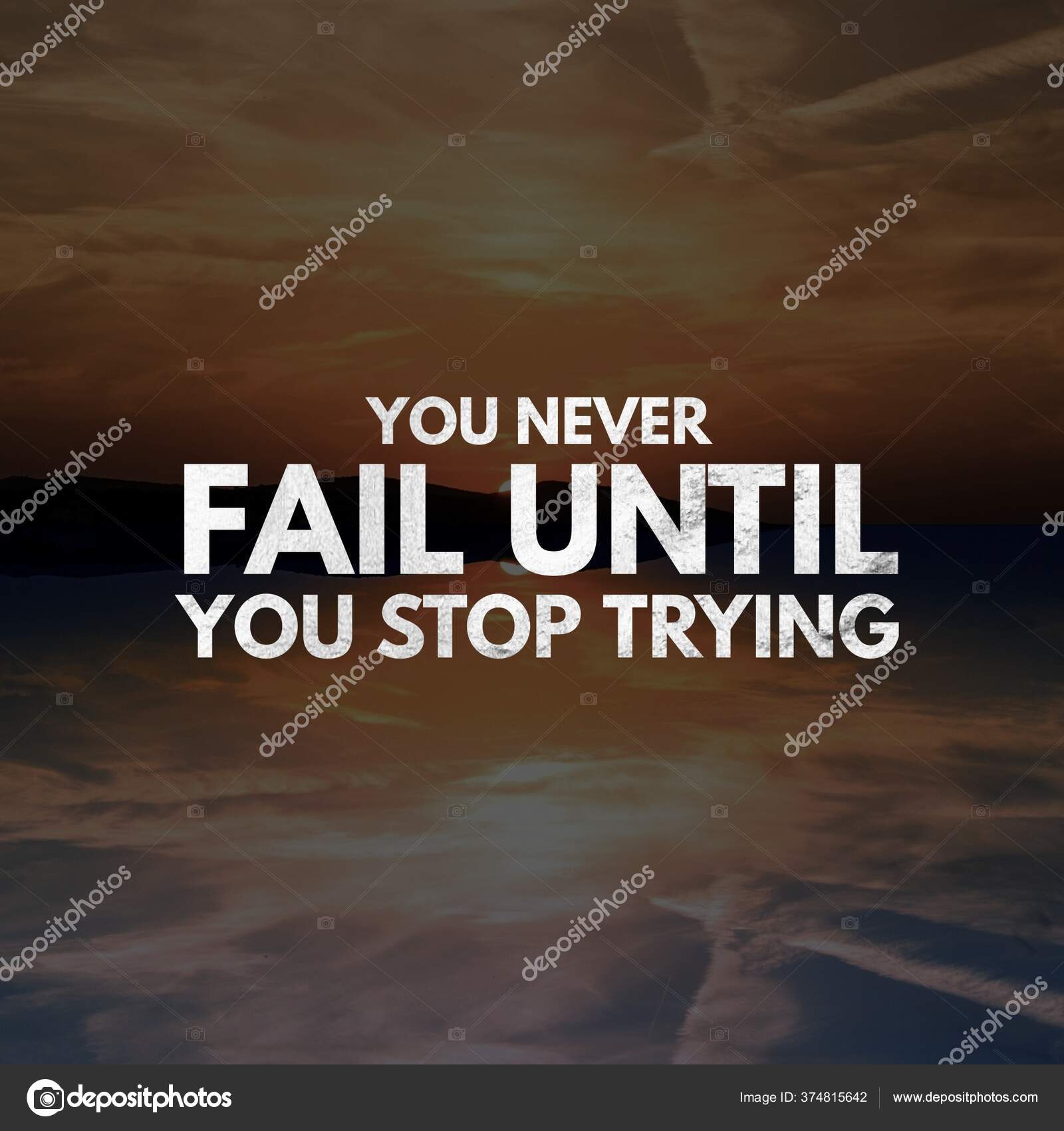 Inspirational Quotes When You Fail Inspirational Quotes You Never Fail You Stop Trying Positive