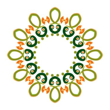 Soyut Tasarım için sembol veya logo süsü nesnesi