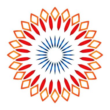 Soyut Tasarım için sembol veya logo süsü nesnesi