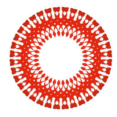 Soyut Tasarım için sembol veya logo süsü nesnesi