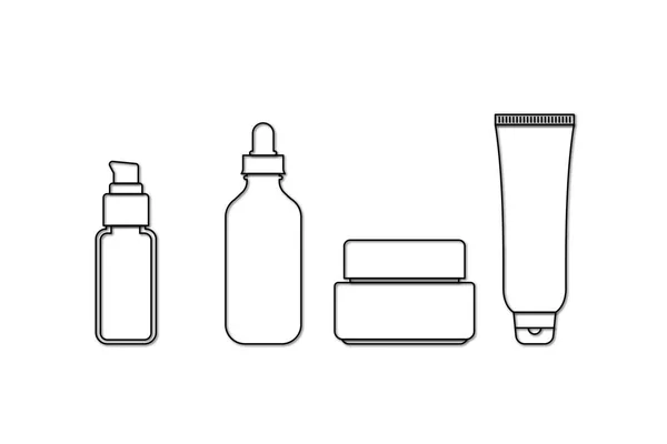 Cosmetic bottles — Stock Photo, Image